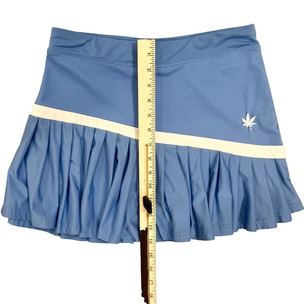 Boast Pleated Tennis Skort Sz. S Blue White Y2K Golf Skirt Preppy Coquette Twee - Picture 10 of 10